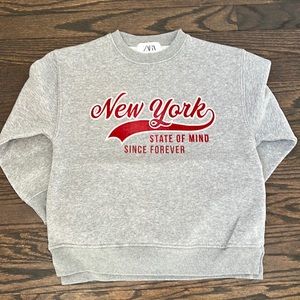 Boys grey sweat get from Zara